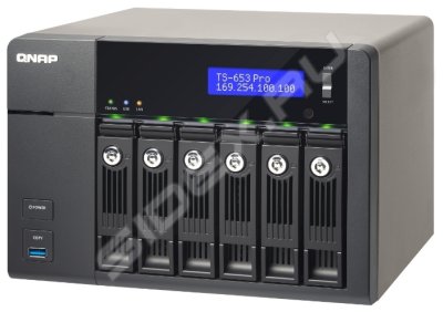     QNAP TS-653 Pro Celeron 2. 2x3.5/2.5"HDD hot swap RAID 0/1/5/6/10 2xGbLAN 5xUSB