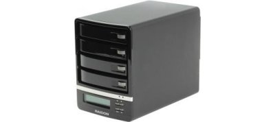    RAIDON NAS Server (SL5640-LB2) (4x3.5" HotSwap HDD SATA, RAID0/1/5/JBOD, GbLAN, 3xUSB2.0)