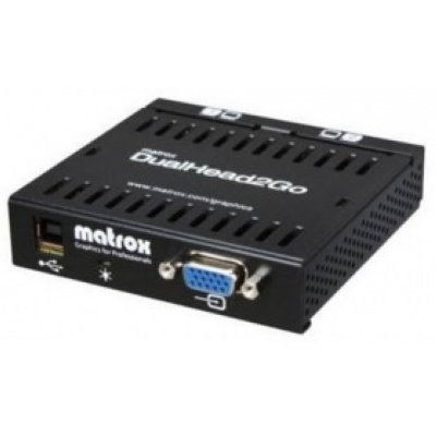     Matrox D2G-A2A-IF, DualHead2Go, enables you to attach two displays to your