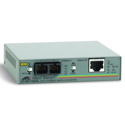    Allied Telesis AT-MC102XL-20 AT-MC102XL-20 100TX (RJ-45) to 100FX (SC) Fast Ethernet