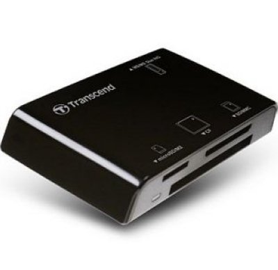   - Card Reader Transcend All in 1 Multi Black USB 2.0 SDHC (TS-RDP8K)