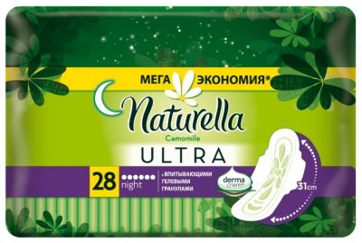      NATURELLA Ultra Camomile Night Single , 28 