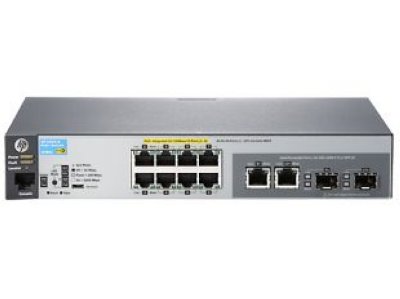    HP 2530-8-PoE+ Switch (8 x 10/100 + 2 x SFP or 10/100/1000, Managed, L2, virtual stacking