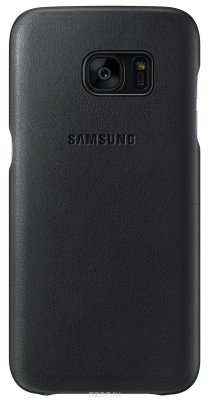       Samsung Leather Cover S7 Edge Black (EF-VG935LBEGRU)