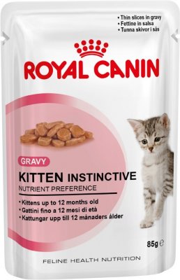   Royal Canin  85      : 4-12 . (Kitten Instinctive)