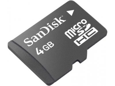     TransFlash 4Gb MicroSDHC class 4 SanDisk