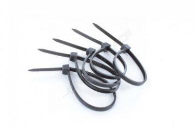   Overhard cable ties 2.5 x100 mm, 100 pcs - Grey