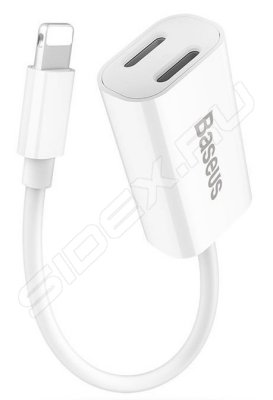   Lightning - 2  Lightning  Apple iPhone 7, 7 Plus (Baseus IP To Double IP Socket Adapt