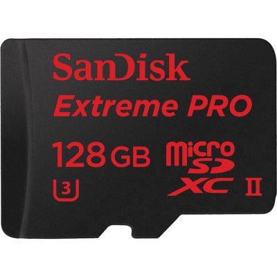     128Gb - SanDisk Extreme Pro - Micro Secure Digital XC Class 10 SDSQXPJ-128G-GN6M3 (