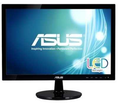    18.5" Asus VS197DE black (LED, LCD, Wide,1366 x768, 5 ms, 90/65, 200 cd/m, 50`000`000:1)