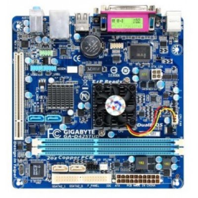     GigaByte GA-D425TUD (AtomD425 CPU onboard) (RTL) (Intel NM10) SVGA+GbLAN SATA RAID
