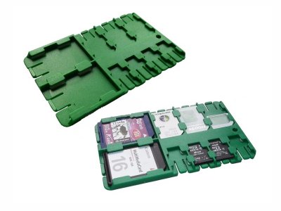    REFI Holder SD / microSD / SIM Green