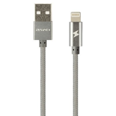     Awei USB A - APPLE Lightning CL-300 1m Grey 52045