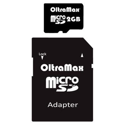     OltraMax microSD 2Gb + SD adapter