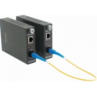    D-Link (DMC-1910T) 1000Base-T to 1000Base-LX Media Converter (singlemod, 1UTP, 1SC)