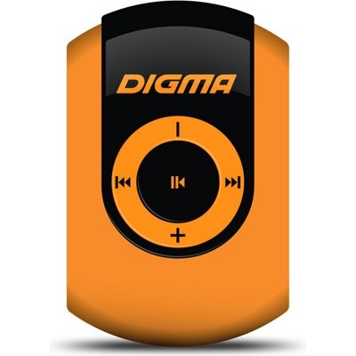    Flash Digma C1 4Gb orange FM HedPh WMA /MP3/WMA/Clip