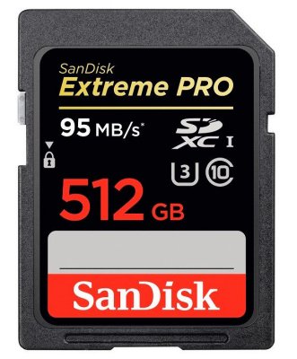     SDXC SANDISK Extreme Pro 512 