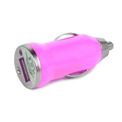     Hi-Fun Car Charger Single USB Pink