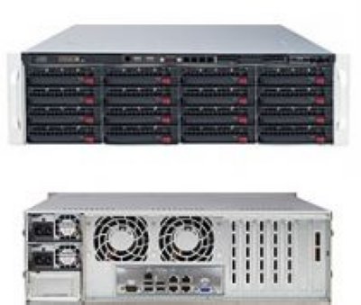   Supermicro SSG-6037R-E1R16N  A3U (2 x LGA2011, Intel C602, 24 x DDR3, 16 x 3.5" SA