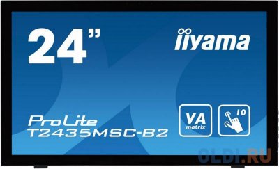    23.6" iiYama T2435MSC-B2  VA 1920x1080 215 cd/m^2 6 ms DVI HDMI DisplayPort  USB