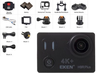     EKEN H9R Plus Ultra HD Black