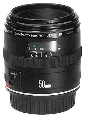    Canon EF 50 mm F/2.5 Compact Macro .