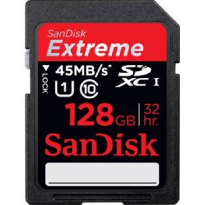     Sandisk Extreme SDXC UHS Class 1 45MB/s 128GB