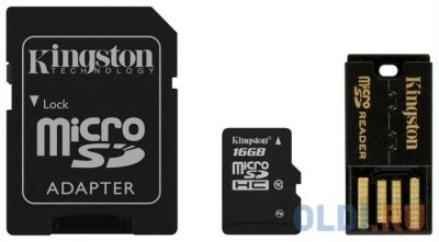     MicroSDHC 16GB Kingston Class10 + ,  (MBLY10G2/16GB)