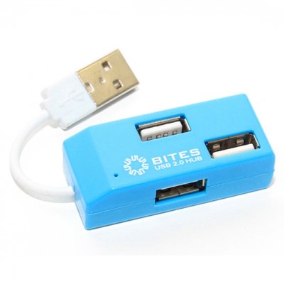    USB 5bites HB24-201BL 4  USB2.0 