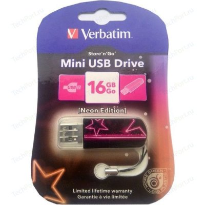     Verbatim 16Gb Store n Stay 097464-177 USB2.0  NANO/NETBOOK