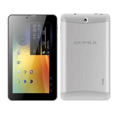    SUPRA M722G   MT6577 1000 Mhz   7" 1024x600   1Gb   8Gb   Wi-Fi + 3G   Bluetooth   Android 4