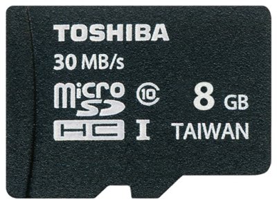     MicroSD 8Gb Toshiba (SD-C008UHS1) Class 10 microSDHC + Adapter