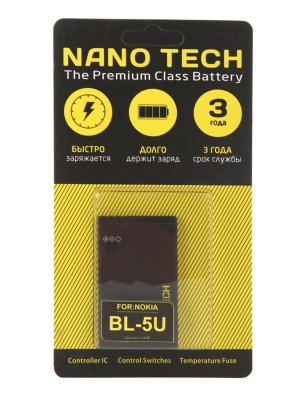    Nano Tech ( BL-5U) 1000 mAh  Nokia 3120/Arte/E66/5530