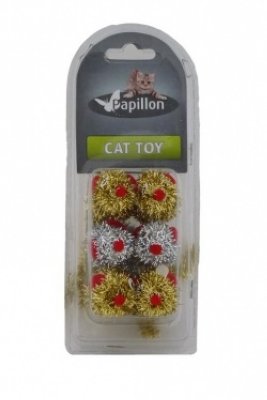   Papillon    6 .   , 5  (Cat toy 6 silver/golden mice) 240