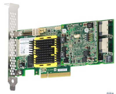   Adaptec ASR-71605 SGL  SAS 2274400-R (PCI-E v3 x8, LP, SAS/SATAII, RAID..., 16port(int 4*S