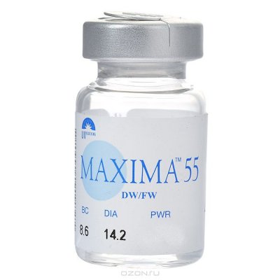   Maxima   55 UV (1  / 8.6 / -6.00)