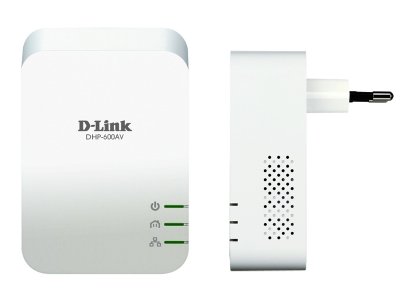    D-Link (DHP-601AV) Powerline AV2 600 Gigabit Starter Kit (2 , 1UTP 10/100/100Mbps,