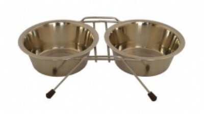   140     , 16 , 2  0,75  (Double dinner wire frame including bowls) 175408