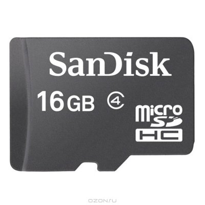     SanDisk (microSDHC-16Gb Class4) microSecureDigital High Capacity Memory Card