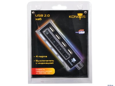   USB 2.0 Konoos, 4  USB   UK-26