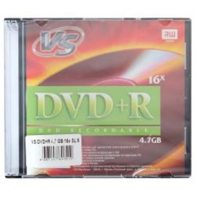    DVD+R 4,7GB 16x SlimCase (5 ) VS