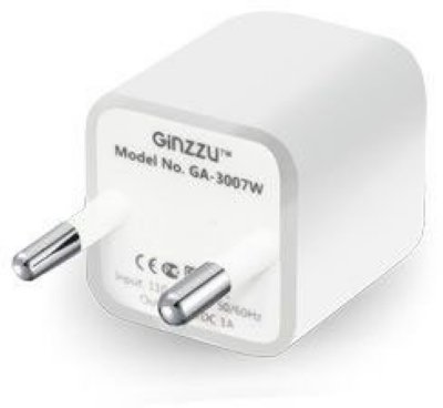      Ginzzu GA-3007W 1A 8-pin Lightning USB 