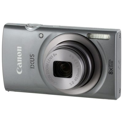    Canon IXUS 160 Silver (20Mp, 8x Zoom, 2.7" SD)