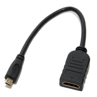    HDMI (F) -) micro HDMI (M), v1.4b, 0,15m,  , 5bites (BC-HDM2AF)