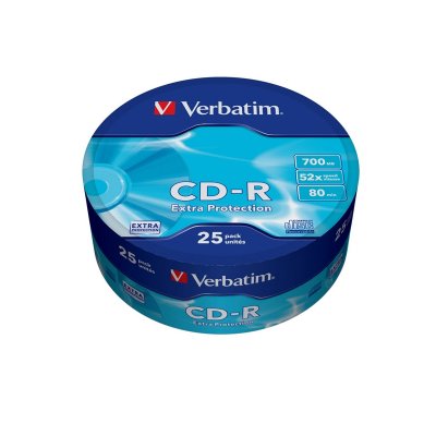    CD-R Verbatim 700Mb 52x Cake Box (25 ) (43726)