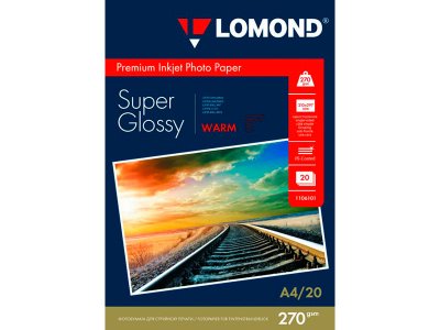    Lomond 1106101 Warm Super Glossy A4 270g/m2  20 