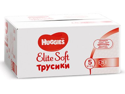   Huggies Elite Soft  5 (12-17 ) 76 .