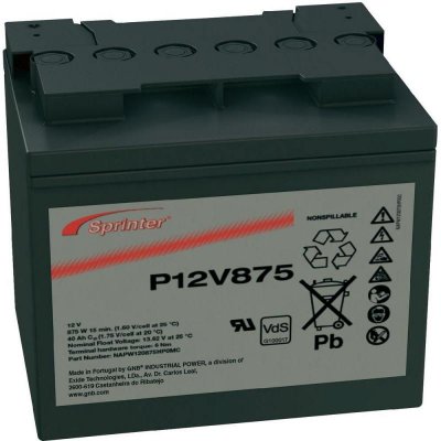    APC P12V875 Exide 12V VRLA Battery BATTP12V875GNB