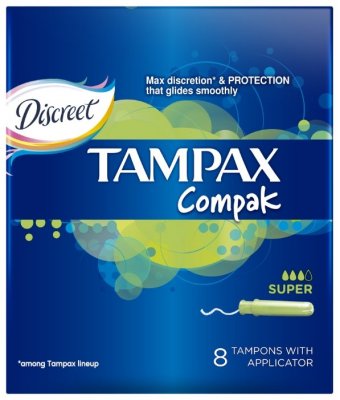   TAMPAX  Compak Super 8 .