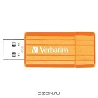    Verbatim Pinstripe 4GB, Volcanic Orange